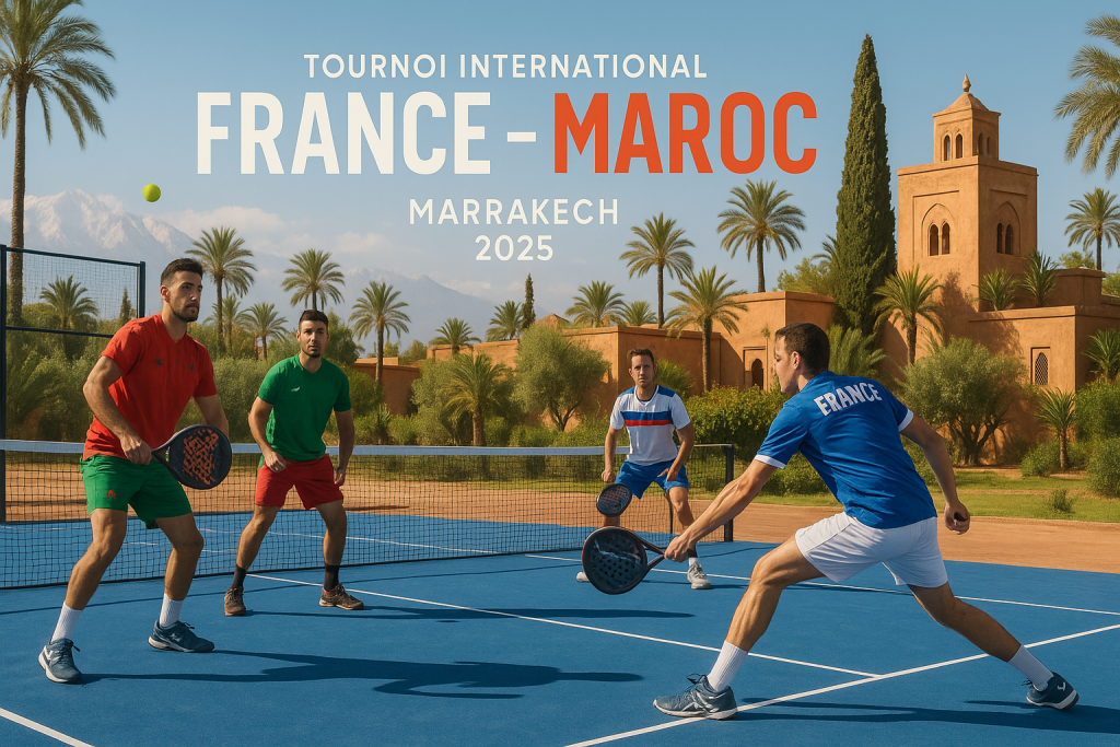 tournoi international padel France Maroc