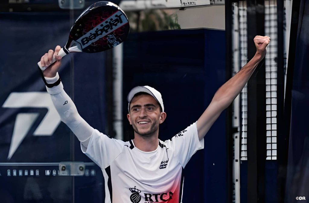 Mohamed Alami demi-finale FIP Bronze Marrakech Padel Maroc